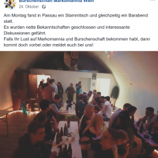 B! Markomannia Wien Stammtisch in Passau